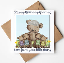 Load image into Gallery viewer, Gramps Birthday Card,  Personalised Birthday Card
