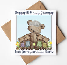 Load image into Gallery viewer, Grampy Birthday Card,  Personalised Birthday Card
