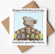 Load image into Gallery viewer, Grampy Birthday Card,  Personalised Birthday Card
