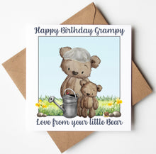 Load image into Gallery viewer, Grampy Birthday Card,  Personalised Birthday Card
