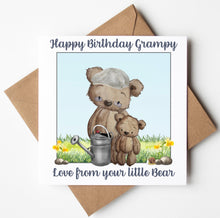 Load image into Gallery viewer, Grampy Birthday Card,  Personalised Birthday Card
