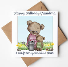 Load image into Gallery viewer, Grandma Birthday Card,  Personalised Birthday Card
