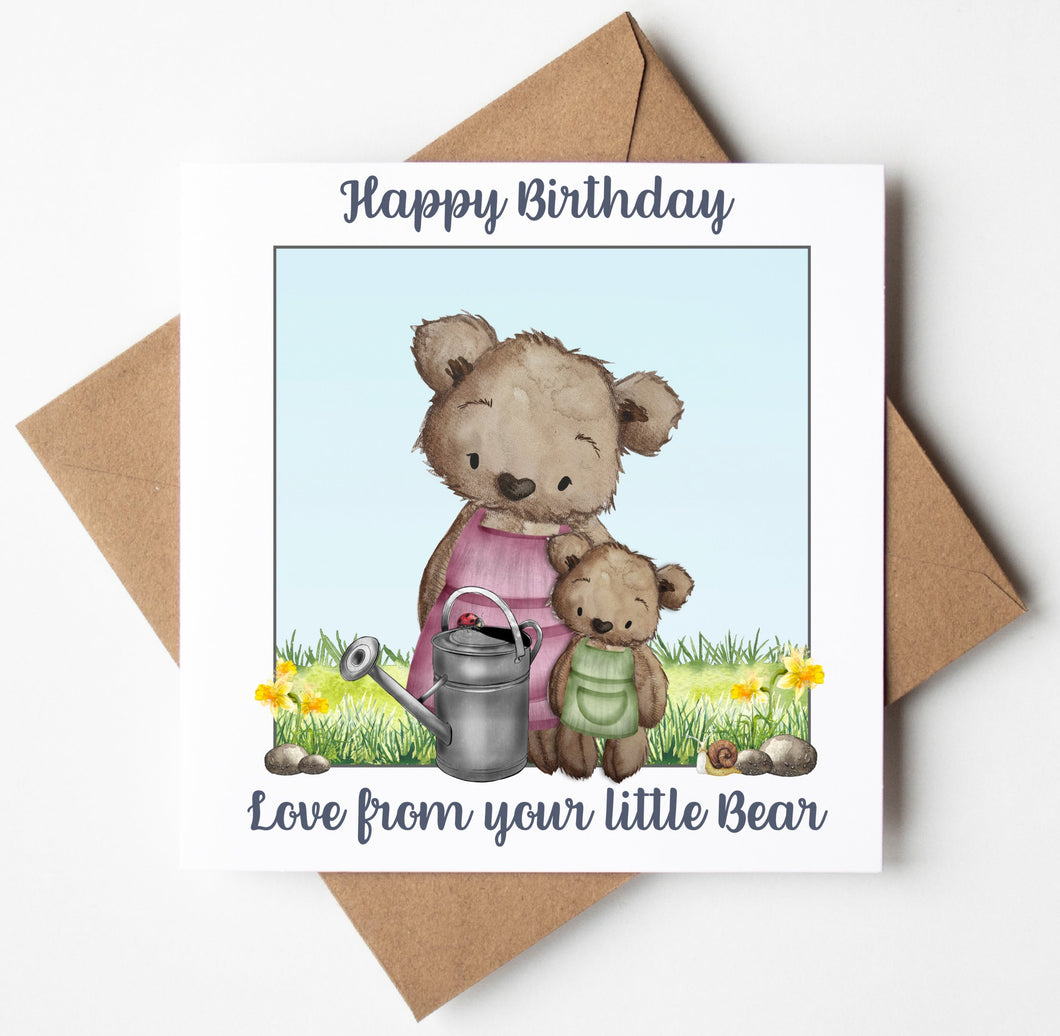 Grandmother Birthday Card,  Personalised Birthday Card