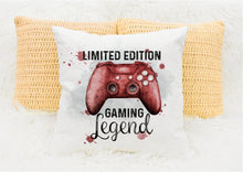 Load image into Gallery viewer, Personalised Gamer Cushions, Gaming Legend Cushion
