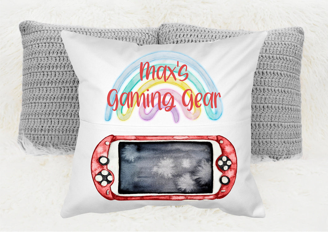 Personalised Gaming Gear Pocket Cushions