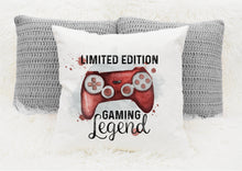 Load image into Gallery viewer, Personalised Gamer Cushions, Gaming Legend Cushion
