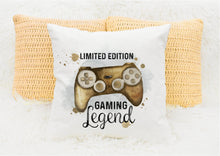 Load image into Gallery viewer, Personalised Gamer Cushions, Gaming Legend Cushion
