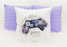 Load image into Gallery viewer, Personalised Gamer Cushions, Gamer Girl Cushion
