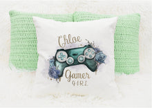 Load image into Gallery viewer, Personalised Gamer Cushions, Gamer Girl Cushion
