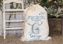 Load image into Gallery viewer, Personalised Santa Sacks - Blue
