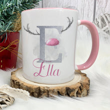 Load image into Gallery viewer, Personalised Christmas Mugs - Pink
