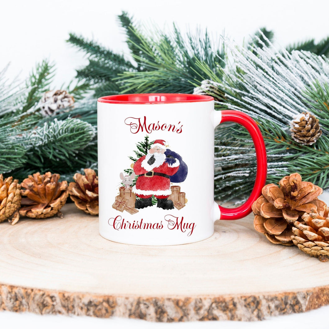 Personalised Father Christmas Mug