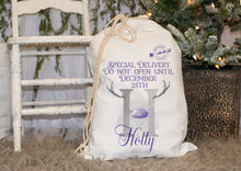 Load image into Gallery viewer, Personalised Santa Sacks - Lilac
