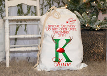 Load image into Gallery viewer, Personalised Santa Sacks - Red &amp; Green
