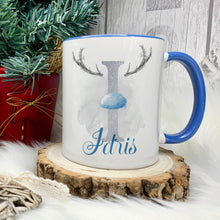 Load image into Gallery viewer, Personalised Christmas Mugs - Blue
