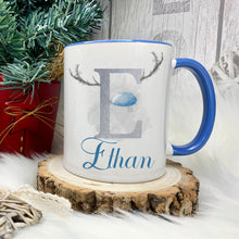 Load image into Gallery viewer, Personalised Christmas Mugs - Blue
