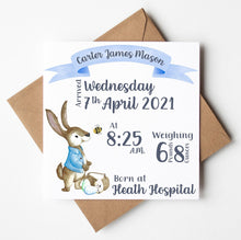 Load image into Gallery viewer, New Baby Cards, Personalised Cards
