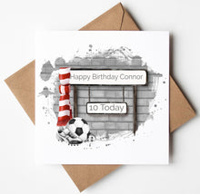 Load image into Gallery viewer, Printed Personalised Golf Birthday Card
