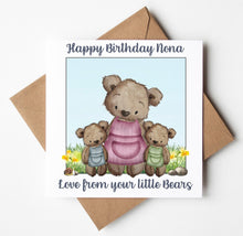 Load image into Gallery viewer, Nona Birthday Card,  Personalised Birthday Card
