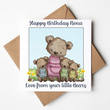 Load image into Gallery viewer, Nona Birthday Card,  Personalised Birthday Card
