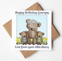 Load image into Gallery viewer, Grampy Birthday Card,  Personalised Birthday Card
