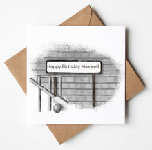 Load image into Gallery viewer, Printed Personalised Bowls Birthday Card
