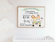 Load image into Gallery viewer, Personalised Nursery Print
