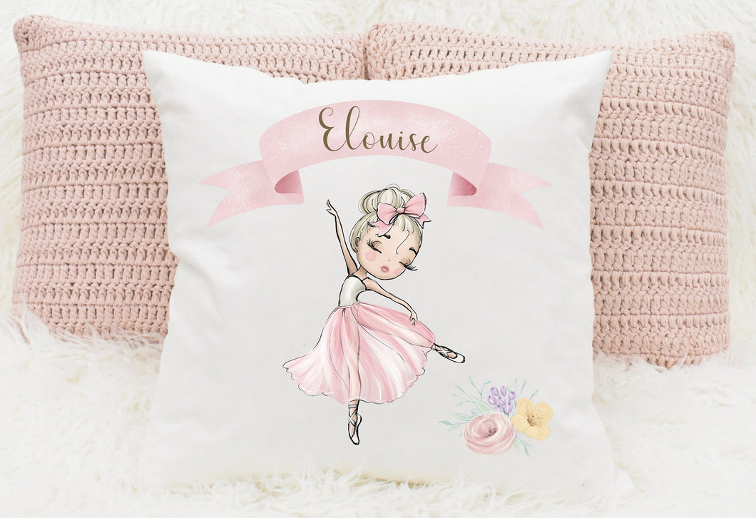 Personalised Ballerina Cushion