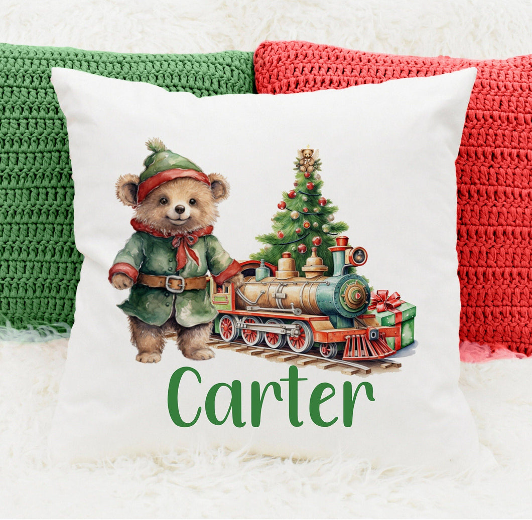 Personalised Christmas Cushion, Personalised Christmas Decor, Christmas Decorations Cushions