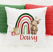 Load image into Gallery viewer, Personalised Christmas Cushion, Personalised Christmas Decor, Christmas Decorations Cushions
