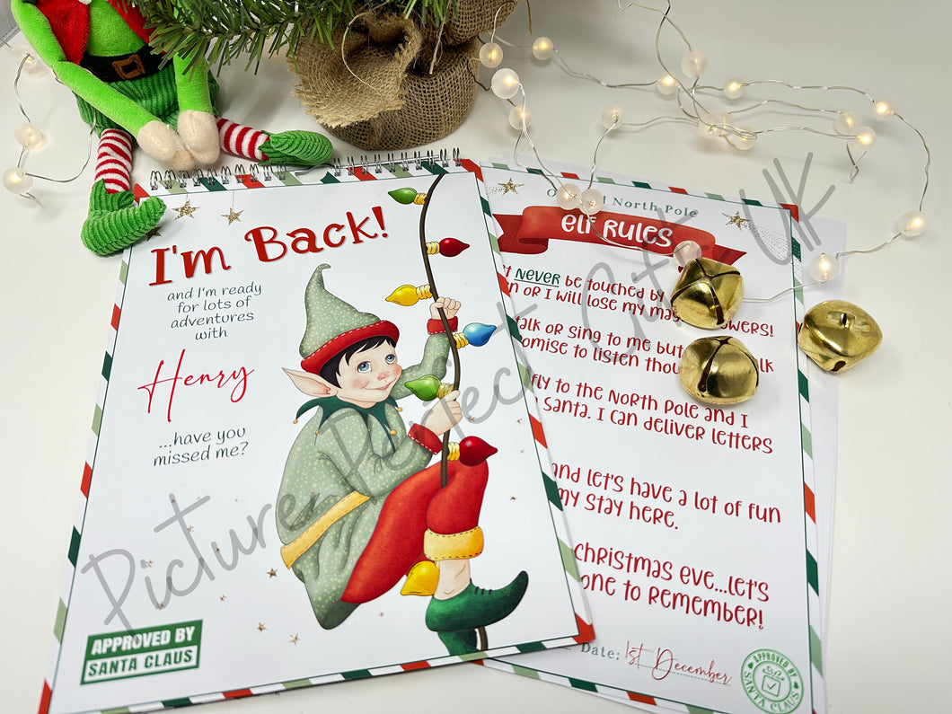 Interactive Elf Calender, Christmas Elf Ideas