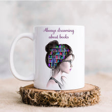 Load image into Gallery viewer, Personalised Mug, Book Themed Mugs, Reading Mug
